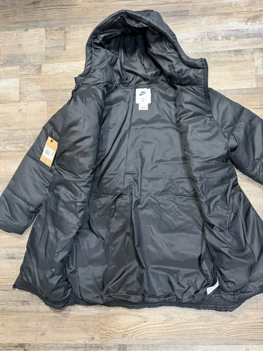 Nike Sportswear Therma Fit Long Hooded Puffer Jacket Loose Parka HV4912-010